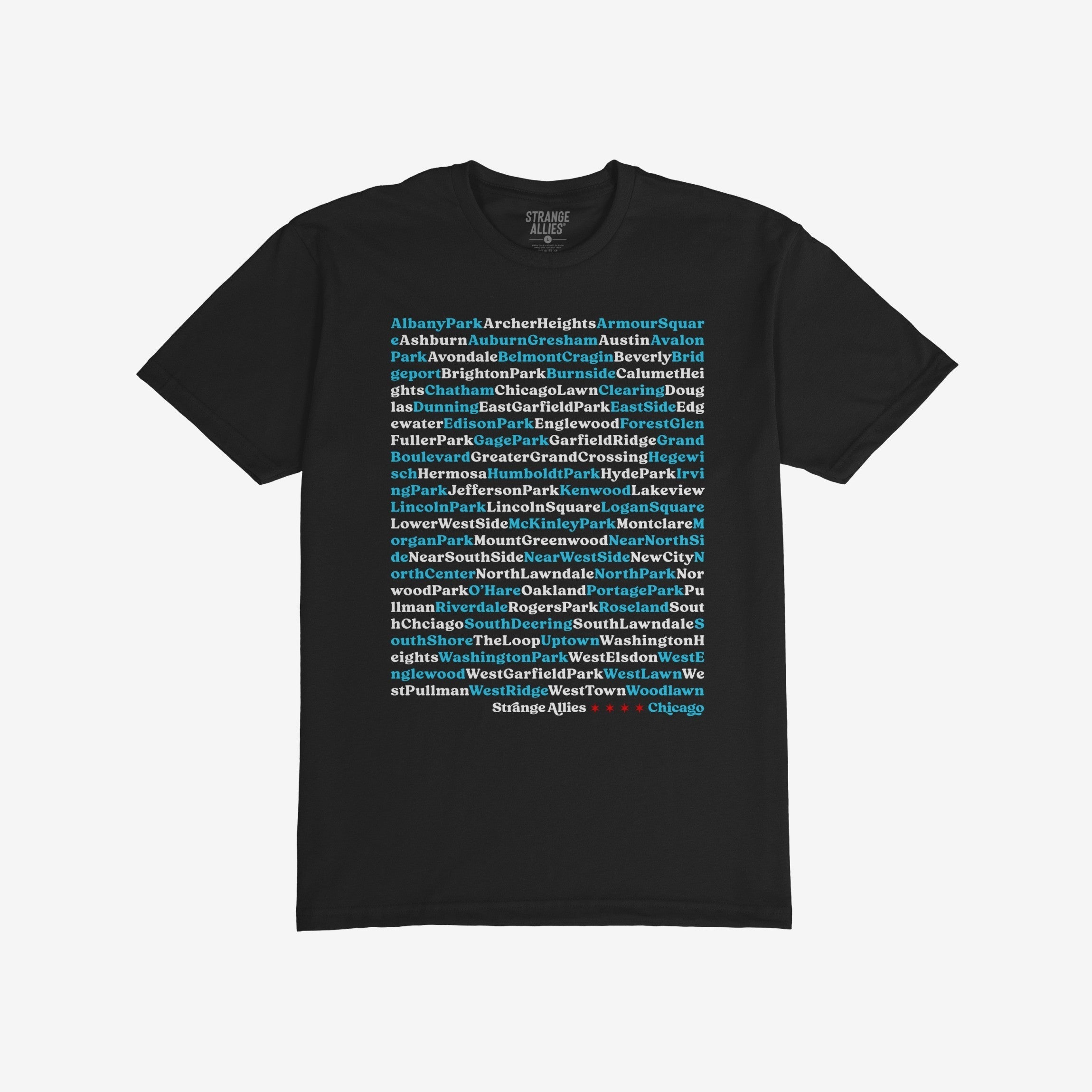 Chicago Neighborhoods T-shirt