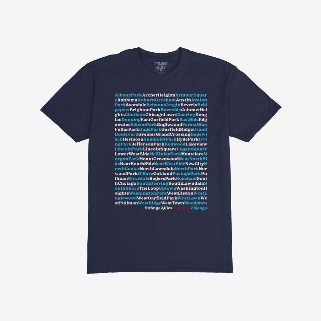 Chicago Neighborhoods T-shirt