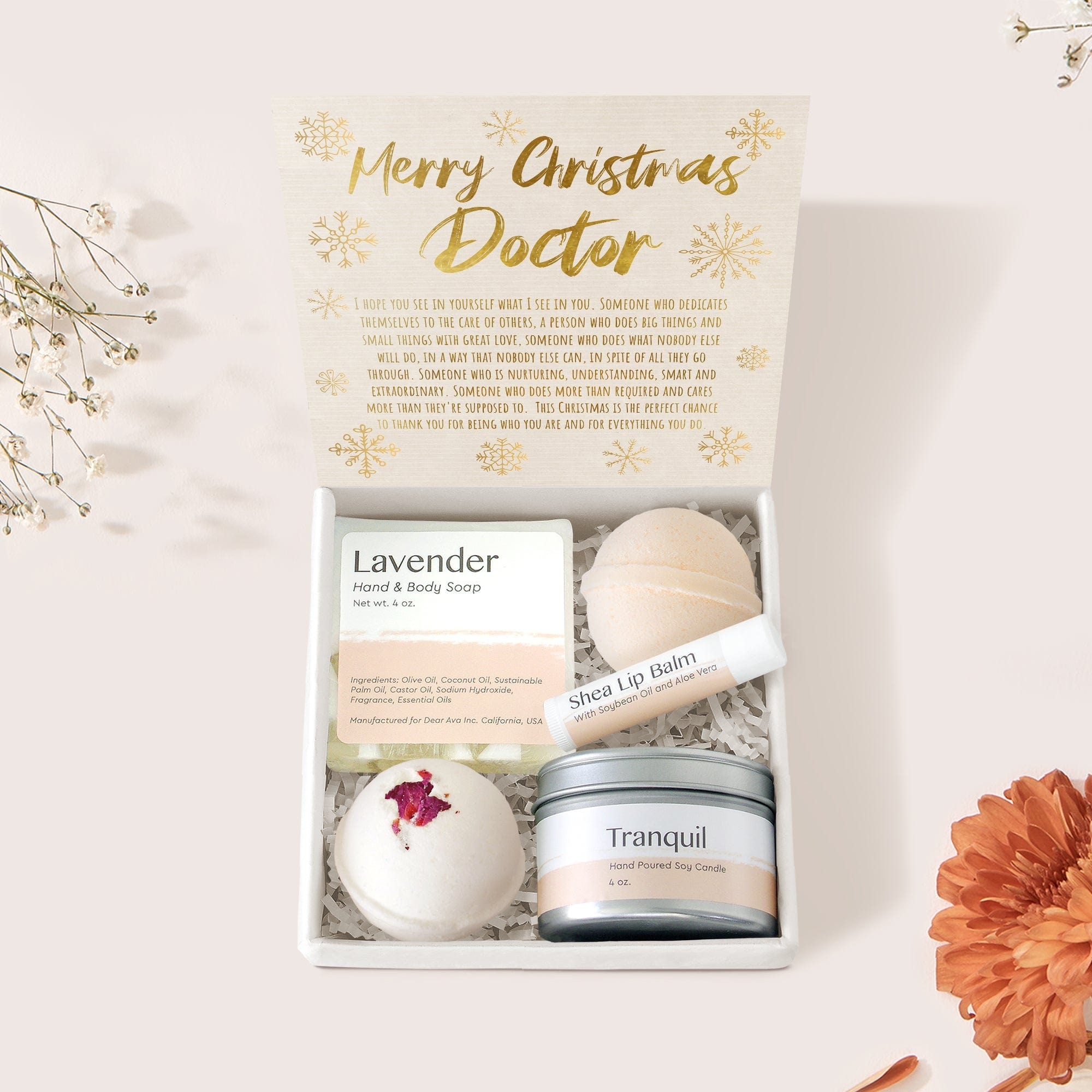 Christmas Gift for Doctor Spa Gift Box
