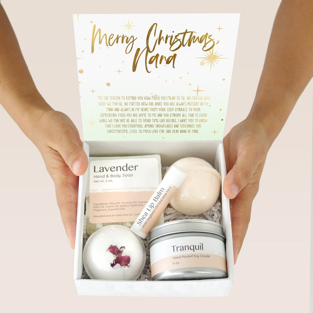 Christmas Gift For Nana Compass Necklace Gift Box Set