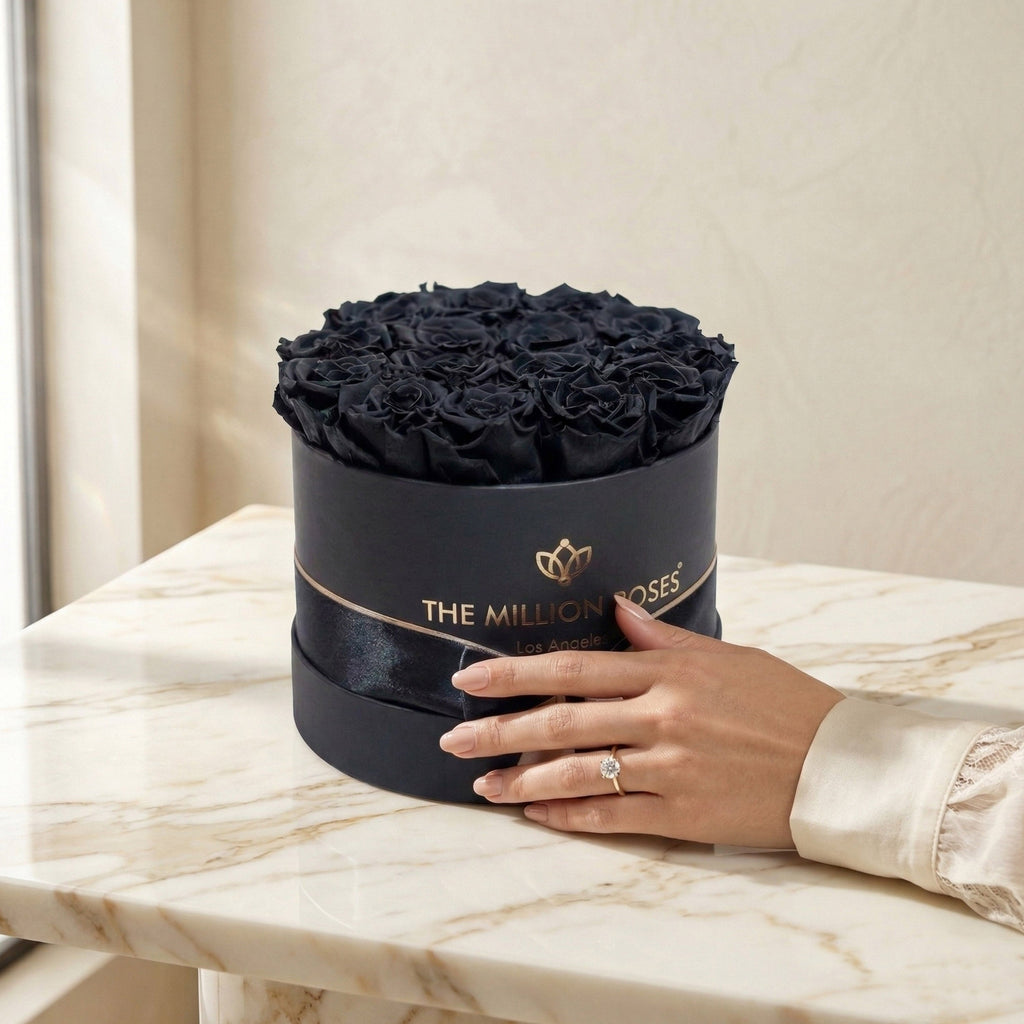 Classic Black Box | Black Roses