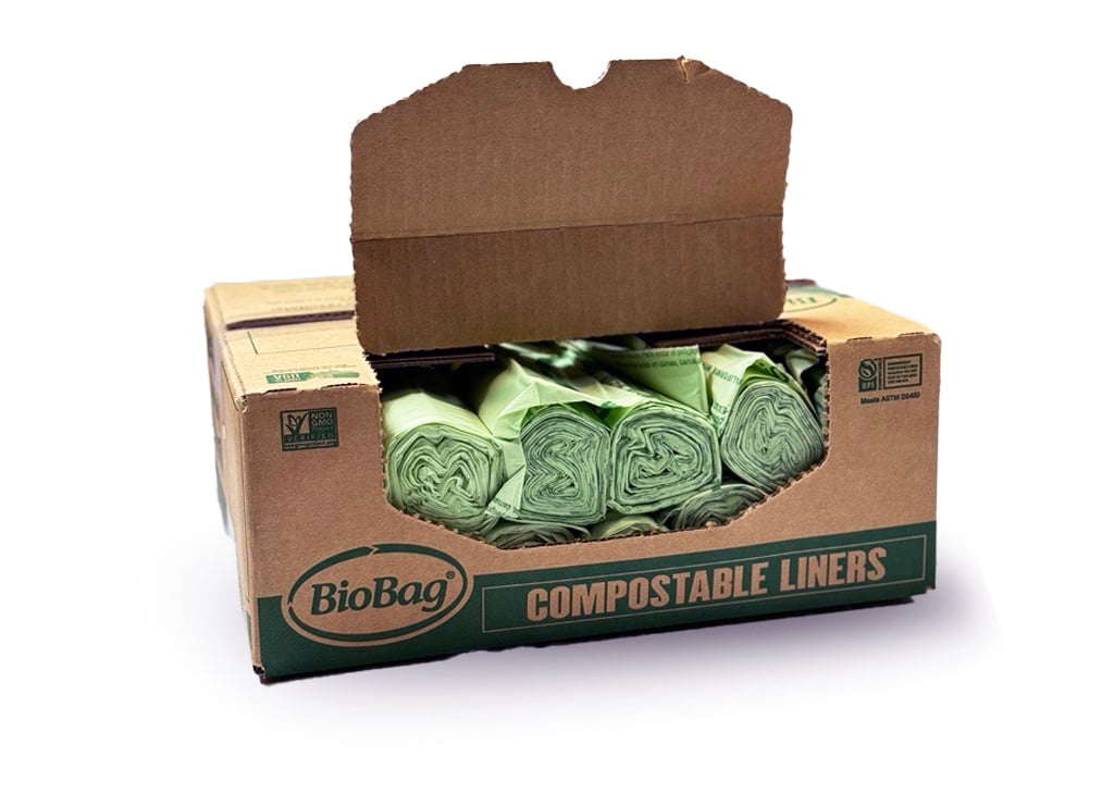 BioBag 13 Gallon Compostable Bags 22x29 (14-Roll Pack, QTY:280), SKU 13G2229