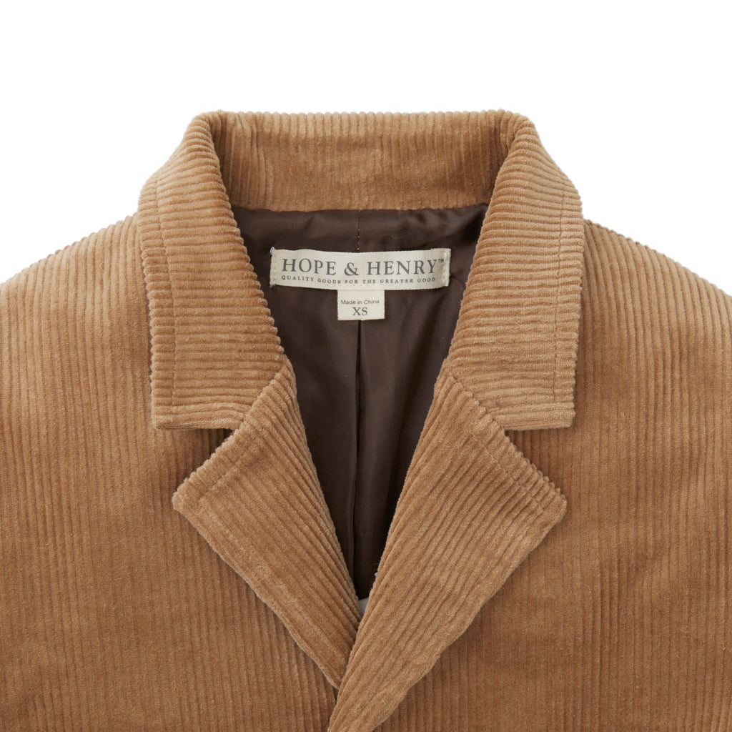 Organic Corduroy Blazer with Elbow Patches - Baby