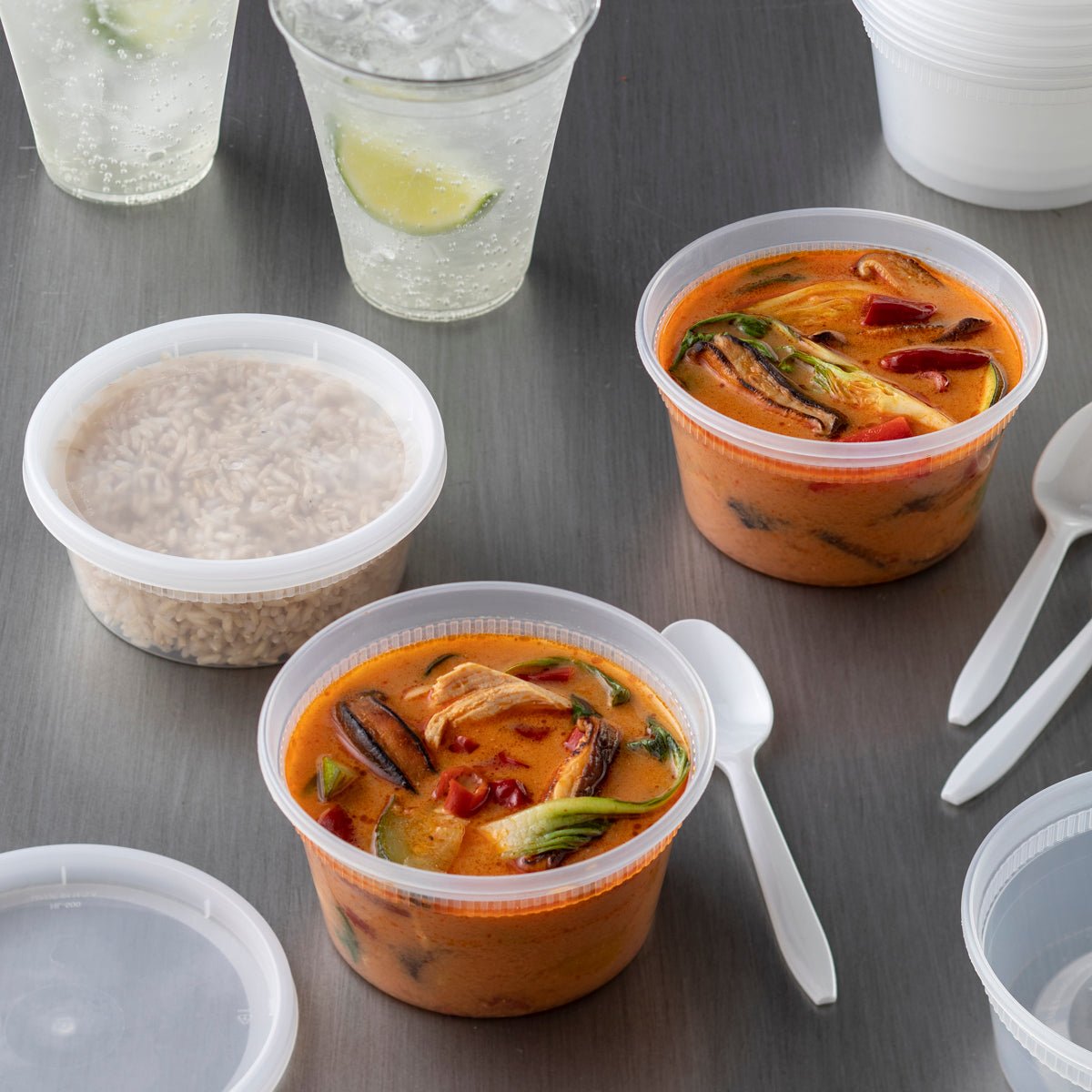 Pactiv Newspring DELItainer 12 oz PP Food Container with Lid, Clear (QTY 240), SKU YL2512