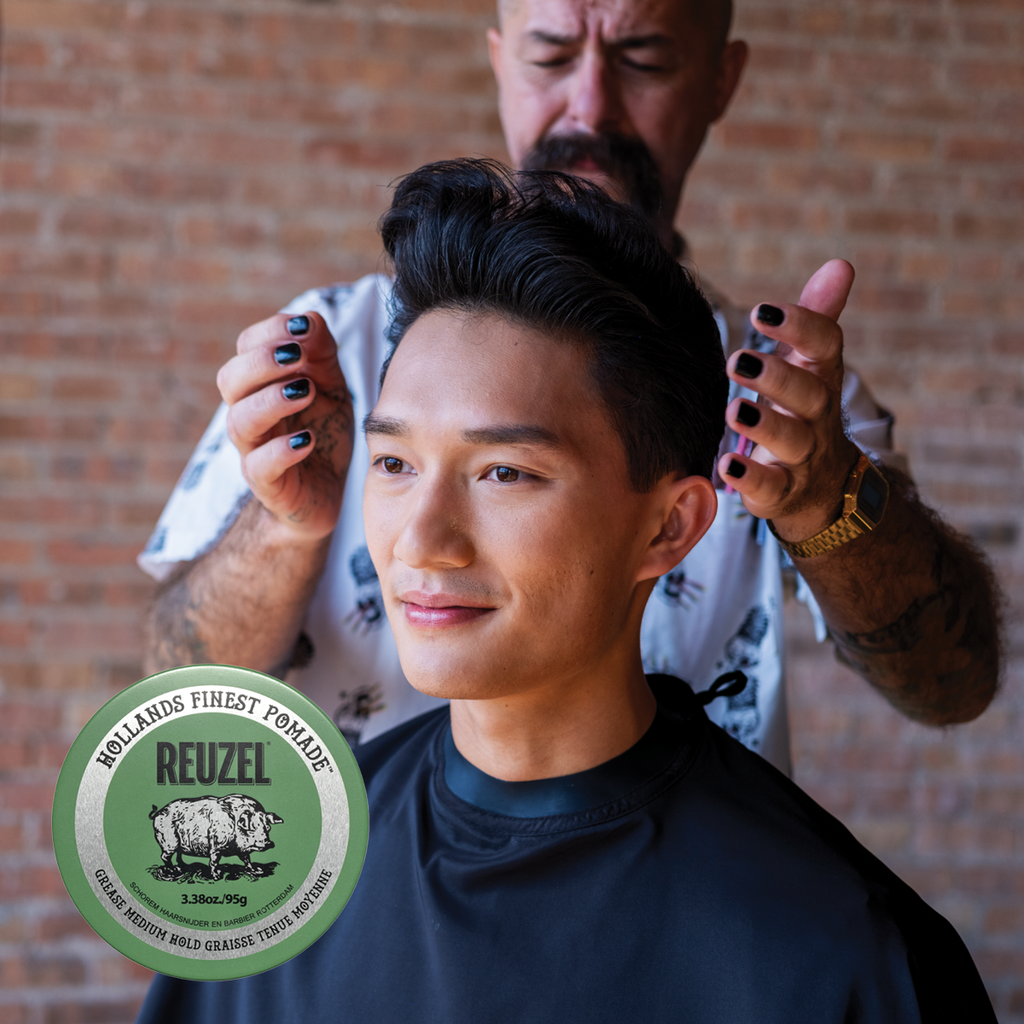 Reuzel - Green Oil Based Medium Pomade Grease