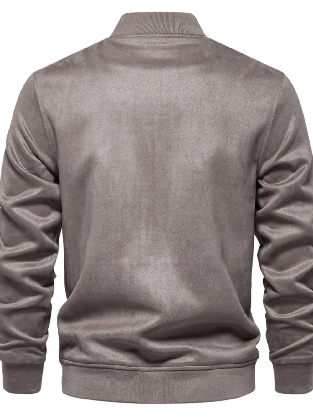 Men's Baseball Collar Snap Down Jacket