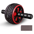 Black and red ab roller on a white background