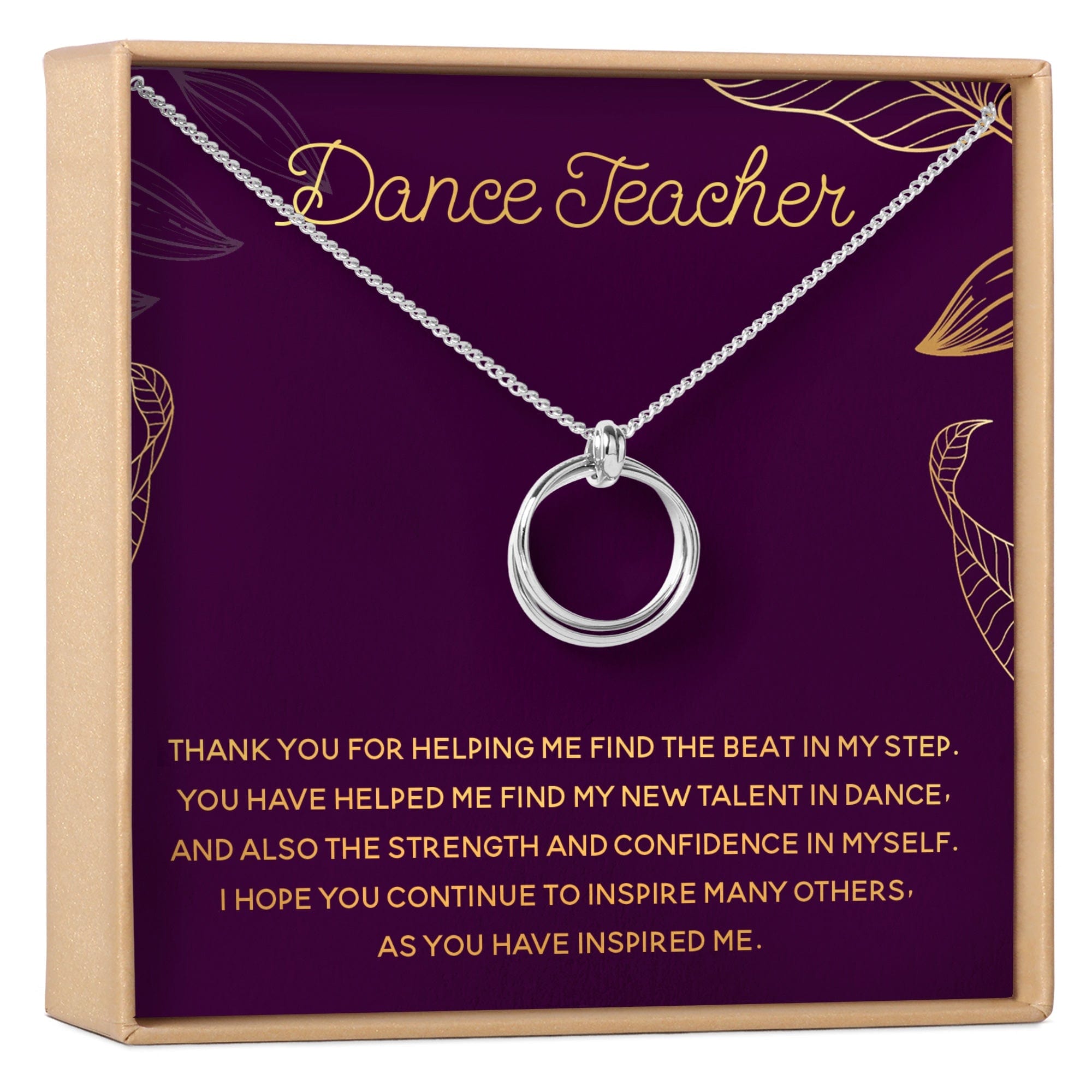 Dance Teacher Necklace, Multiple Styles Jewelry