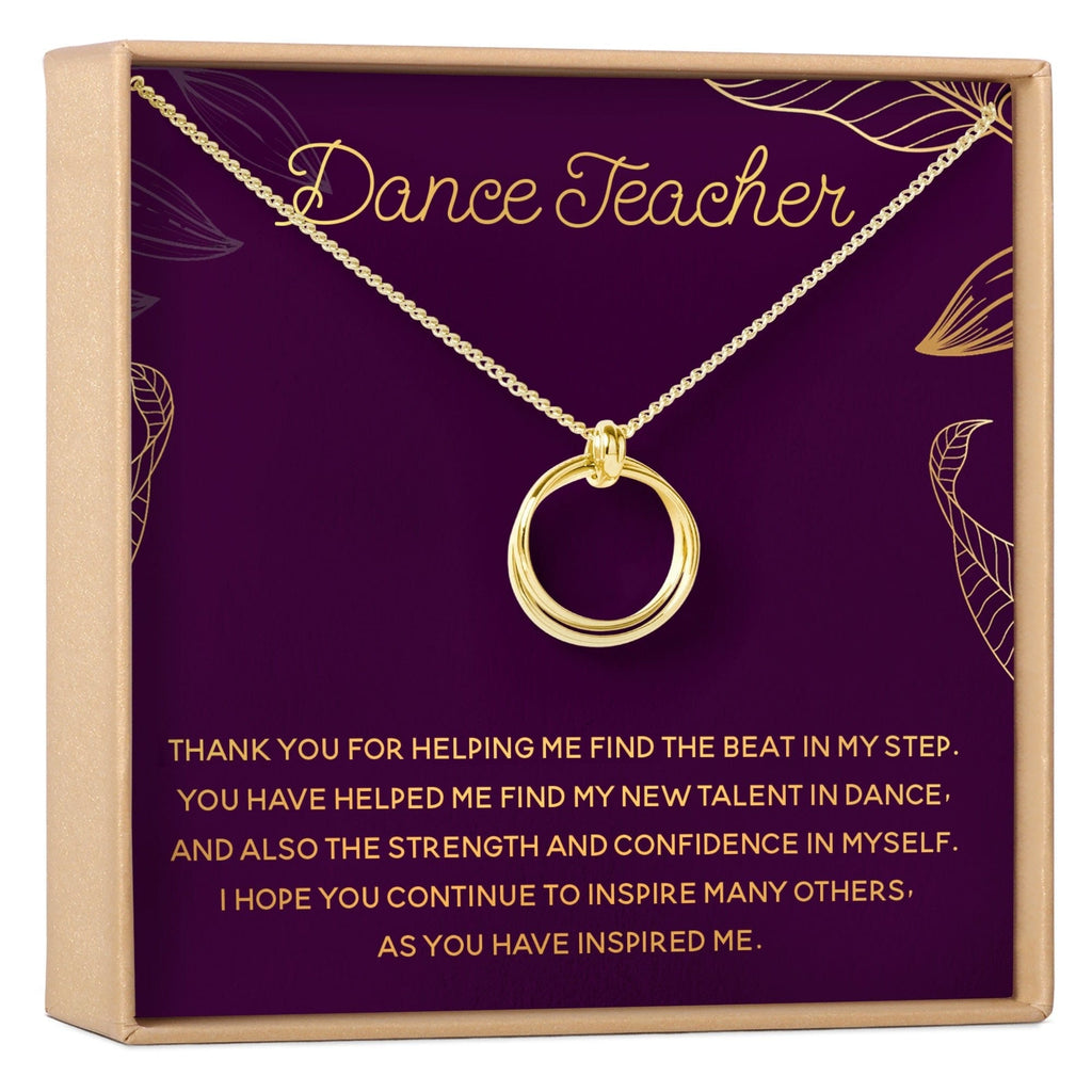 Dance Teacher Necklace, Multiple Styles Jewelry