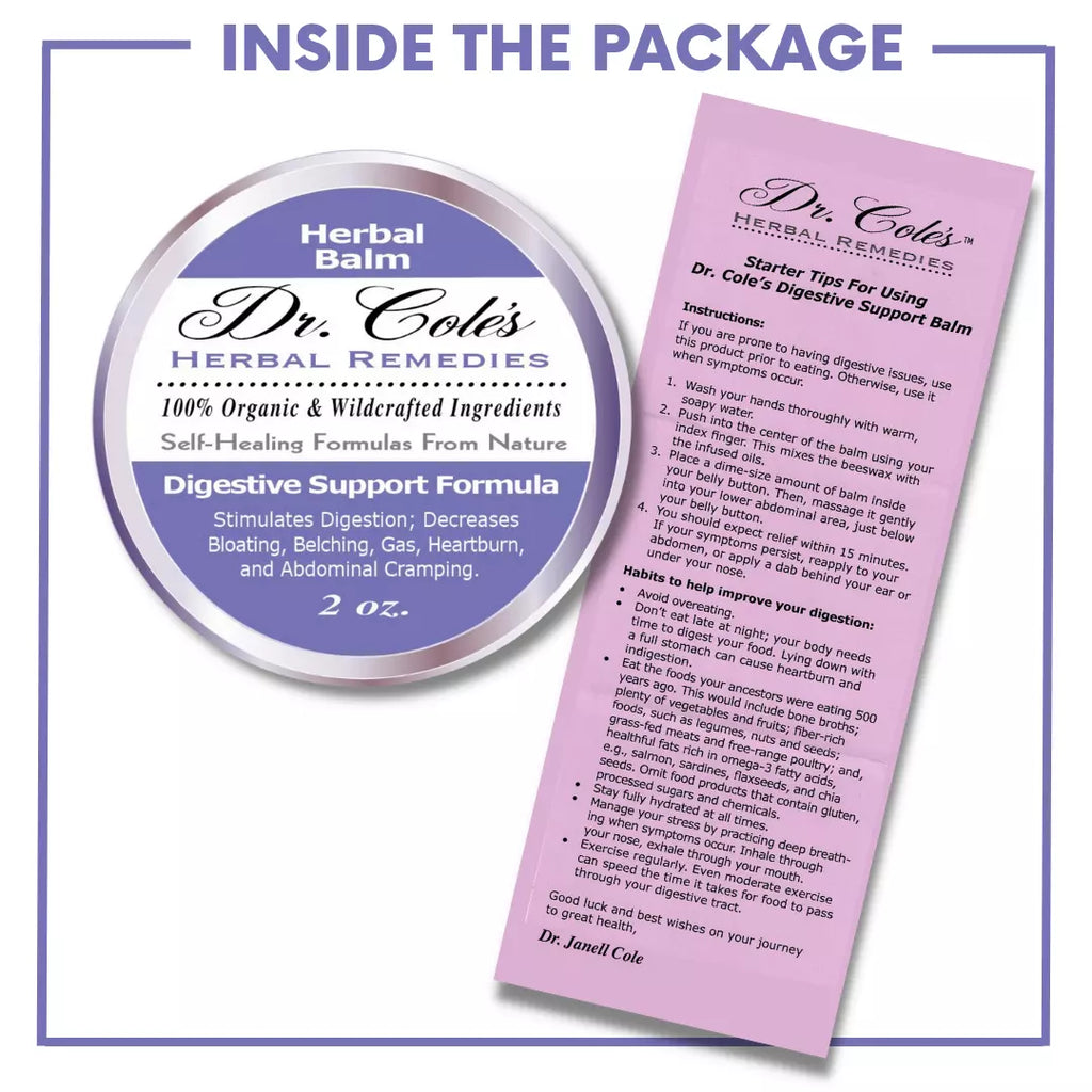 06 - Dr. Cole's Organic Digestive Support Herbal Balm