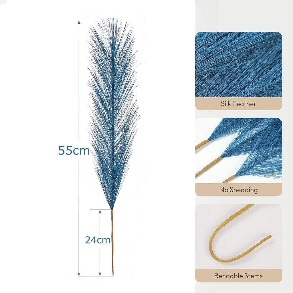 Silk Reed Grass Artificial Flower Plumes — 6 Colors, 1pc or 10pcs