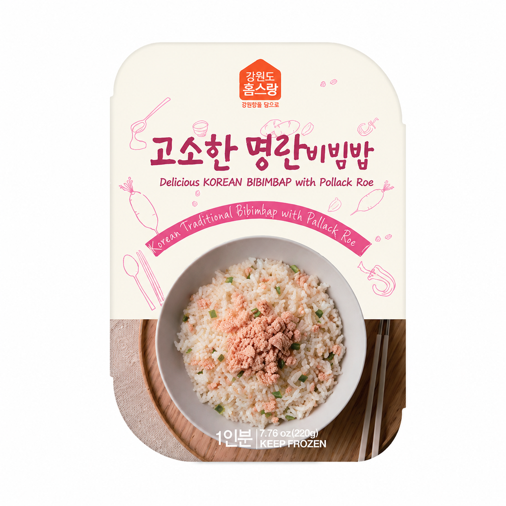 [Homesrang] Rich & Savory Pollock Roe Bibimbap (220g, 7.76oz)
