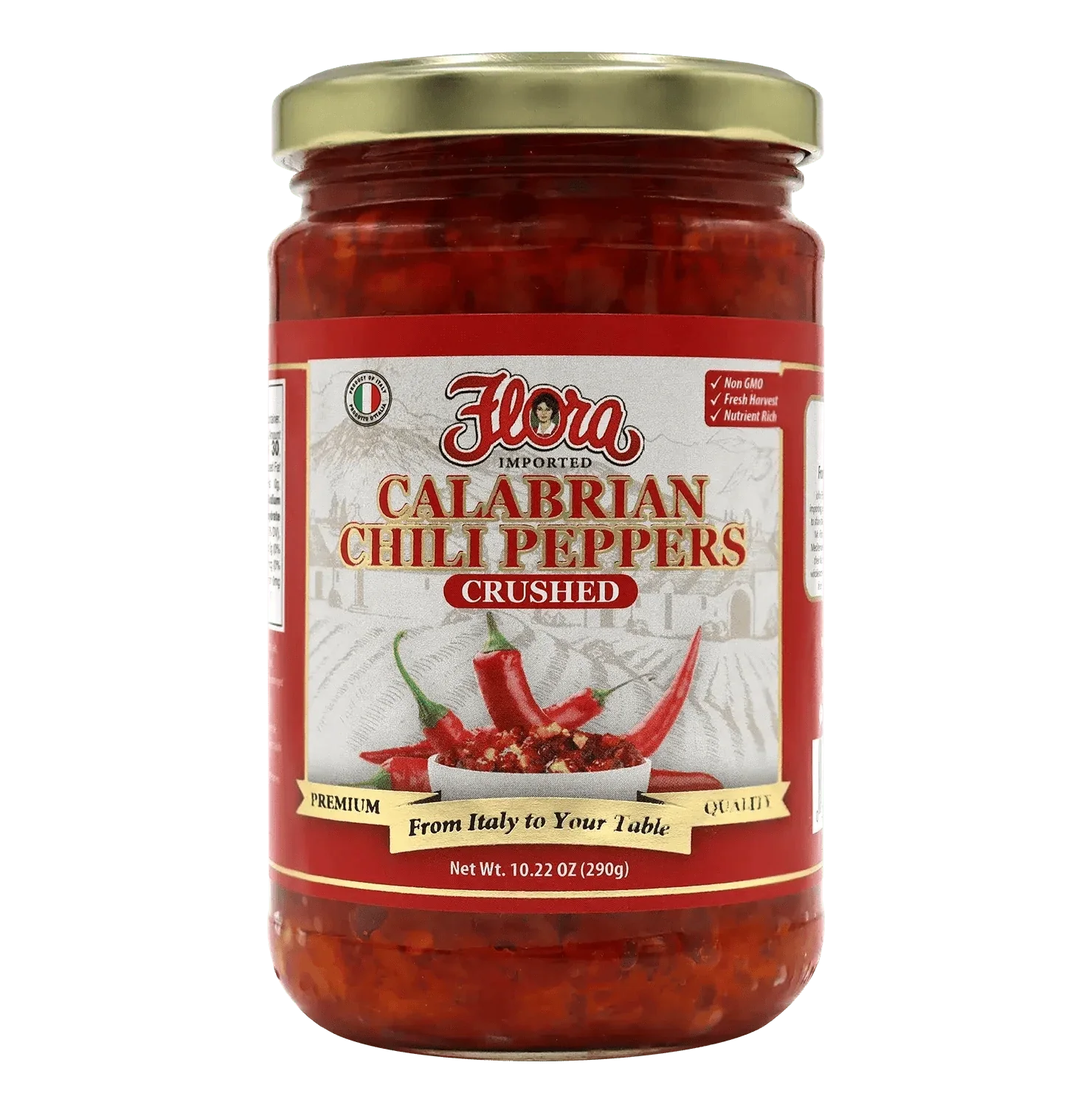 Calabrian Chili Peppers - Crushed - 10.22 oz
