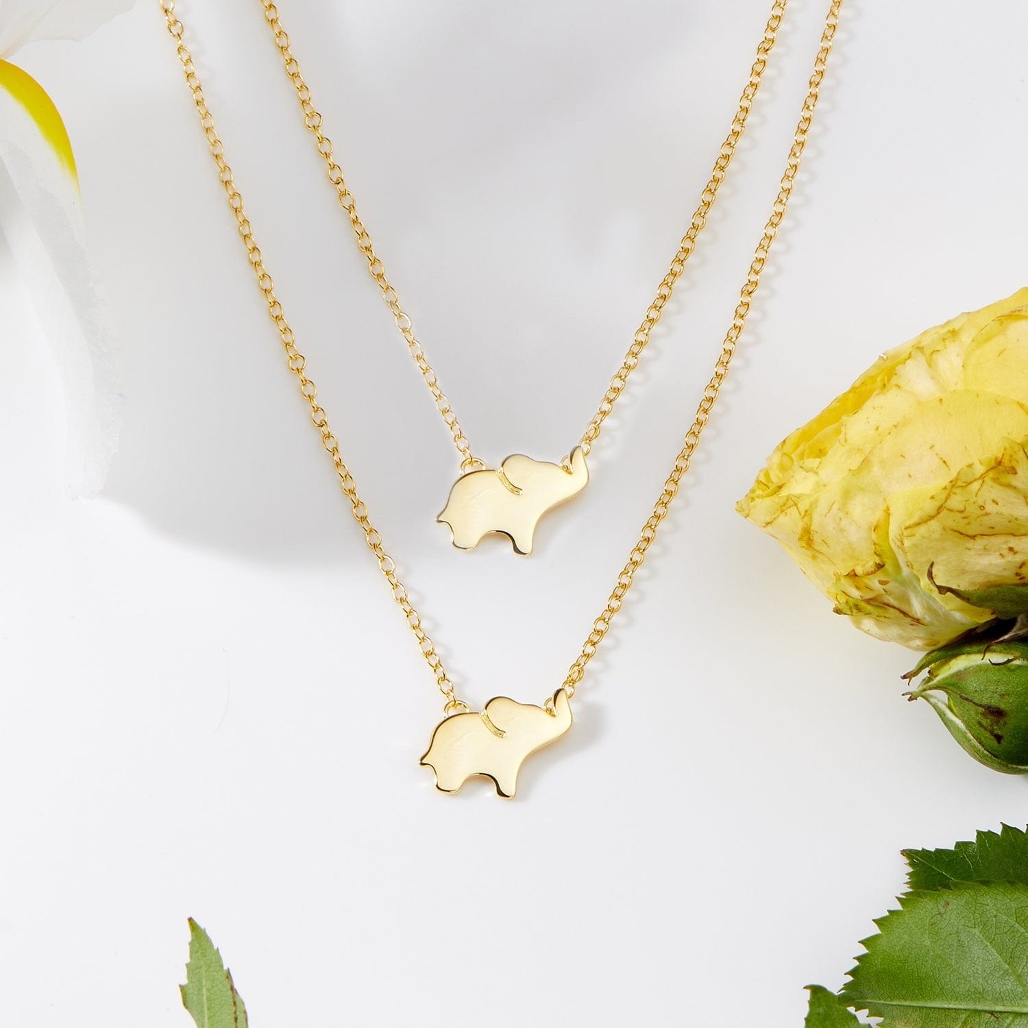Elephant Lover Necklace Set