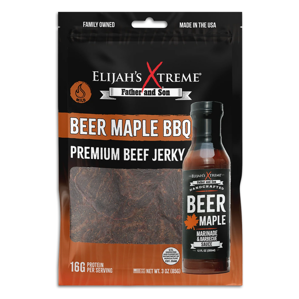 Beer Maple BBQ Beef Jerky