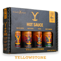 Yellowstone Hot Sauce Variety Pack 4 Bottles