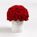 Essence Beige Suede Superdome Box | Red Roses