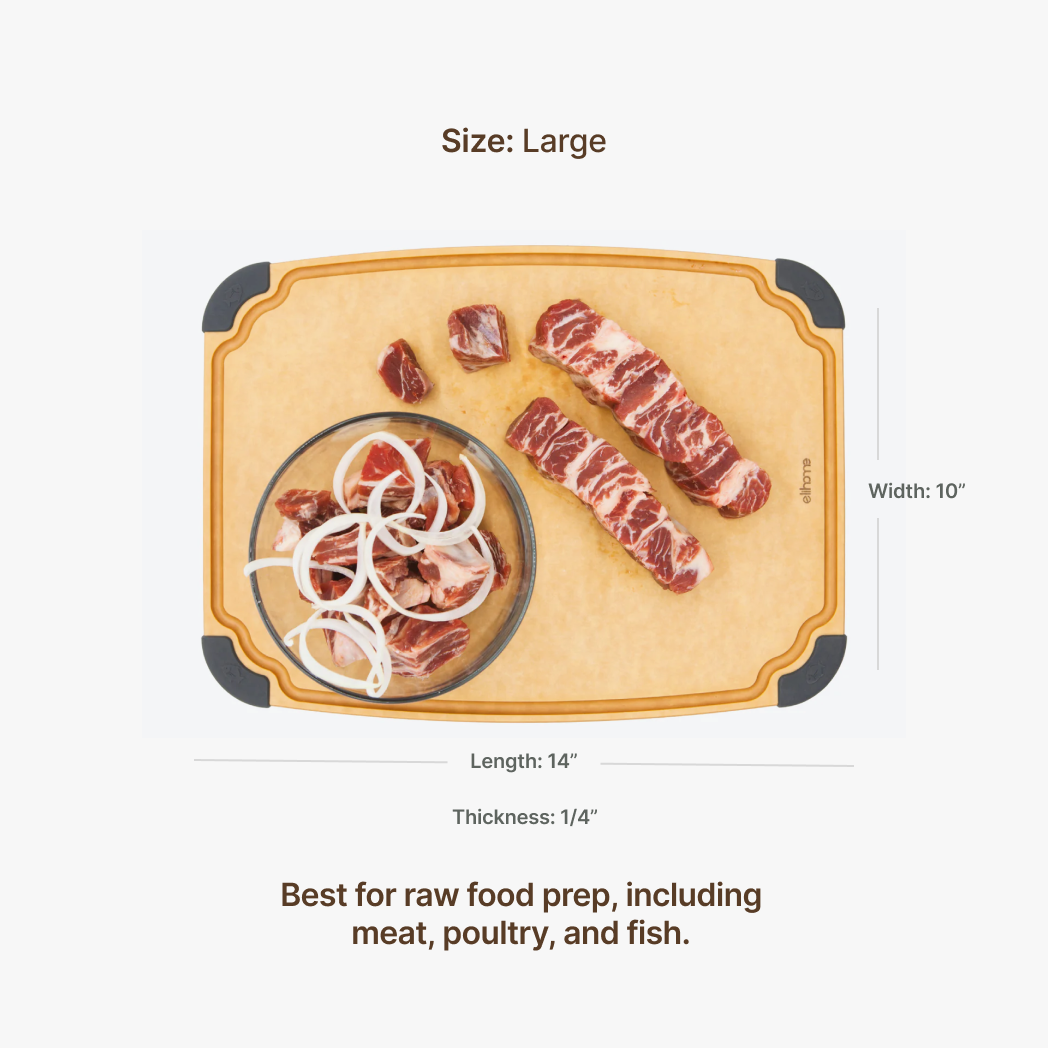 Essential Series Cutting Board, Large- 14" x 10"