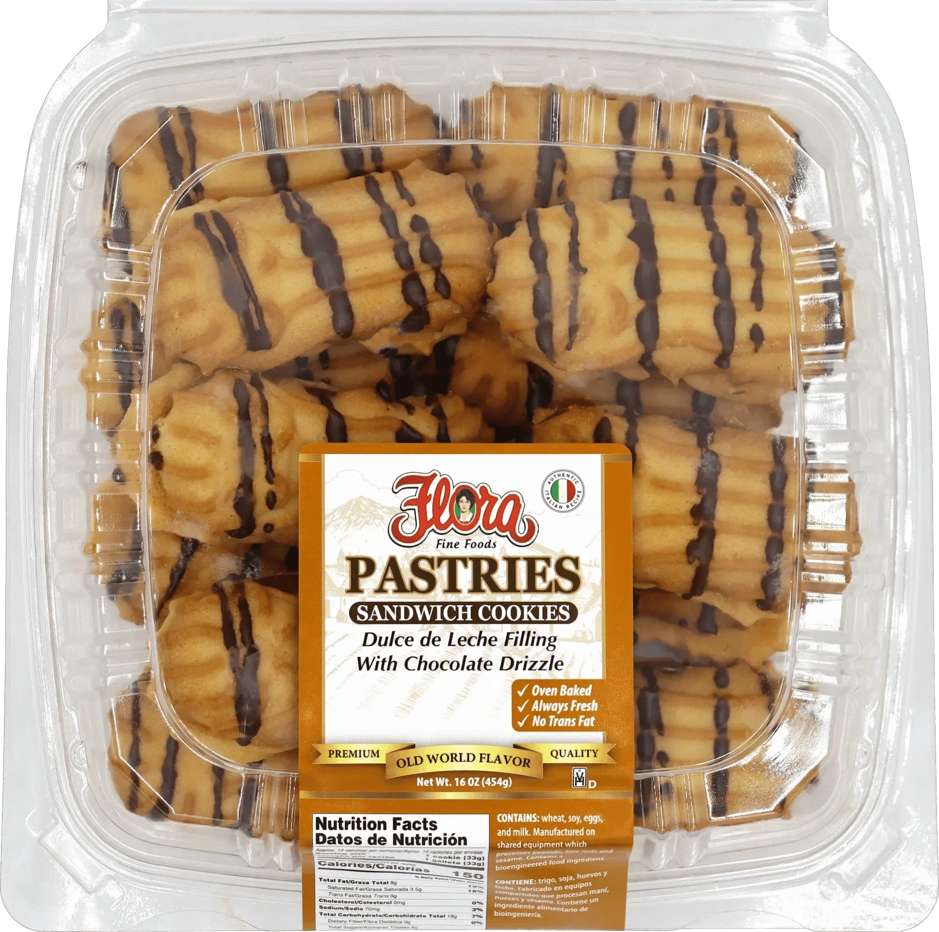 Dulce de Leche - Sandwich Cookies - 16 oz