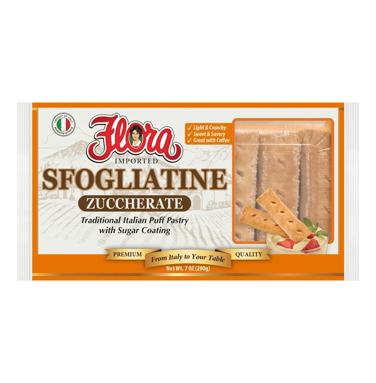 Sfogliatine - Zuccherate - 7 oz