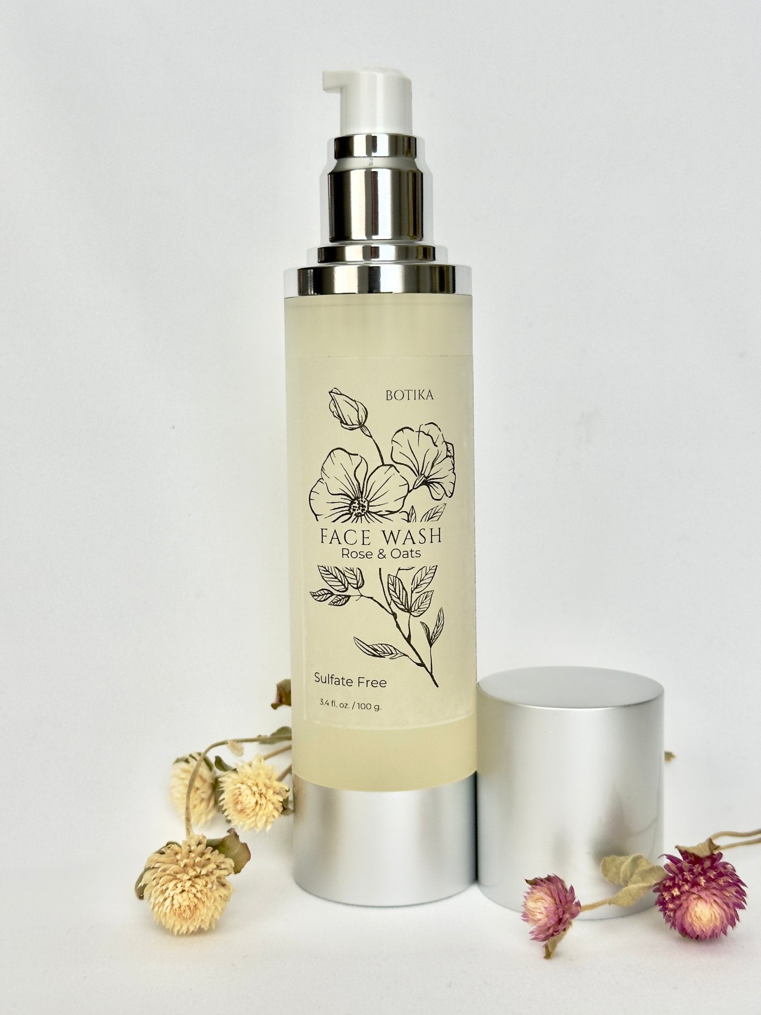 Rose & Oat Gentle Face Wash for Sensitive Skin
