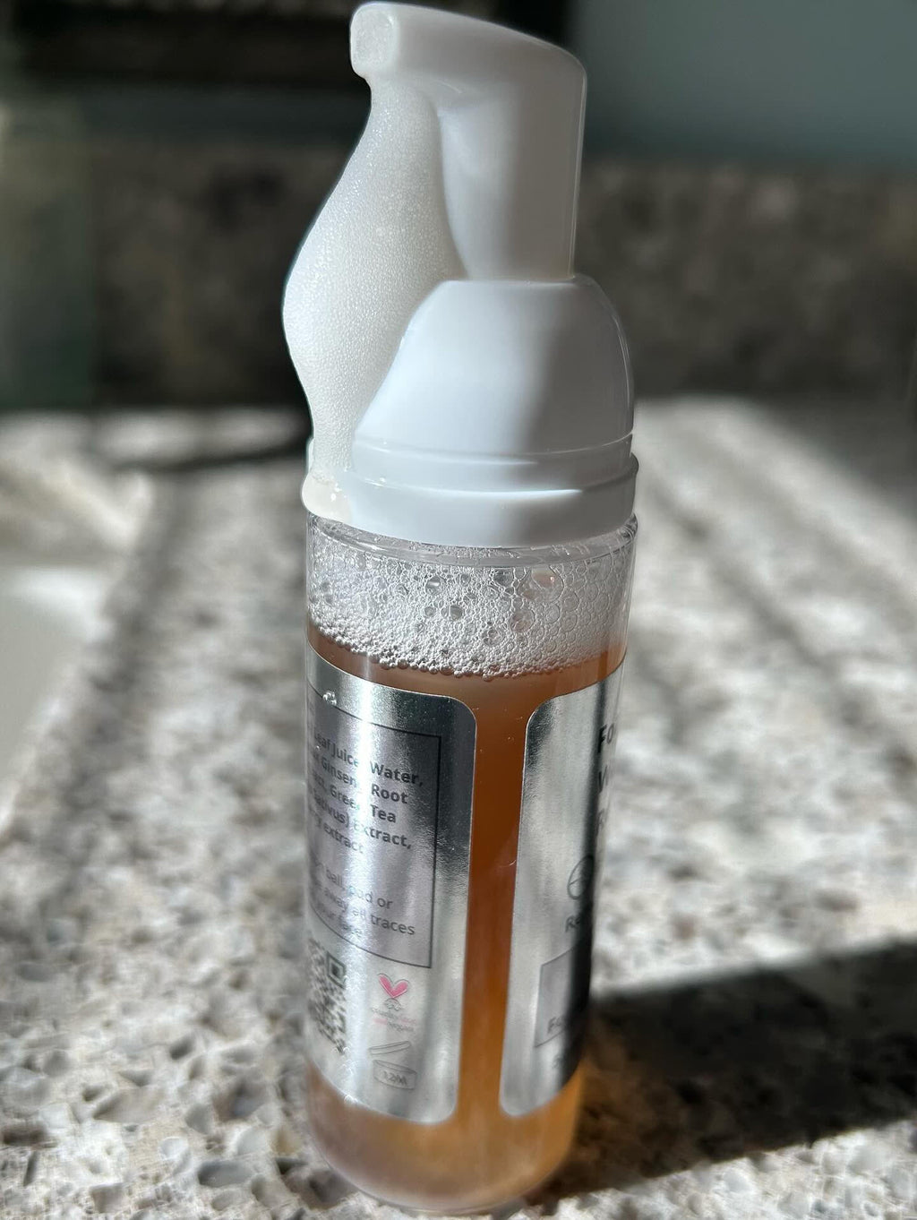 Gluten-Free Foaming Face Wash – Nut-Free, Vegan Cleanser with Aloe & Ashwagandha