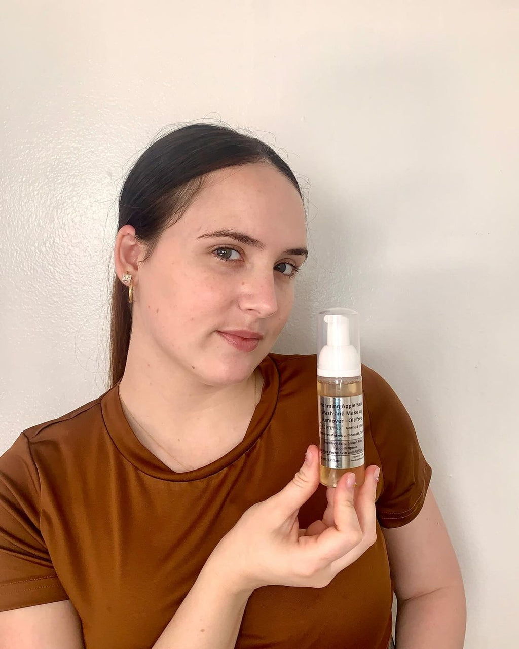 Gluten-Free Foaming Face Wash – Nut-Free, Vegan Cleanser with Aloe & Ashwagandha