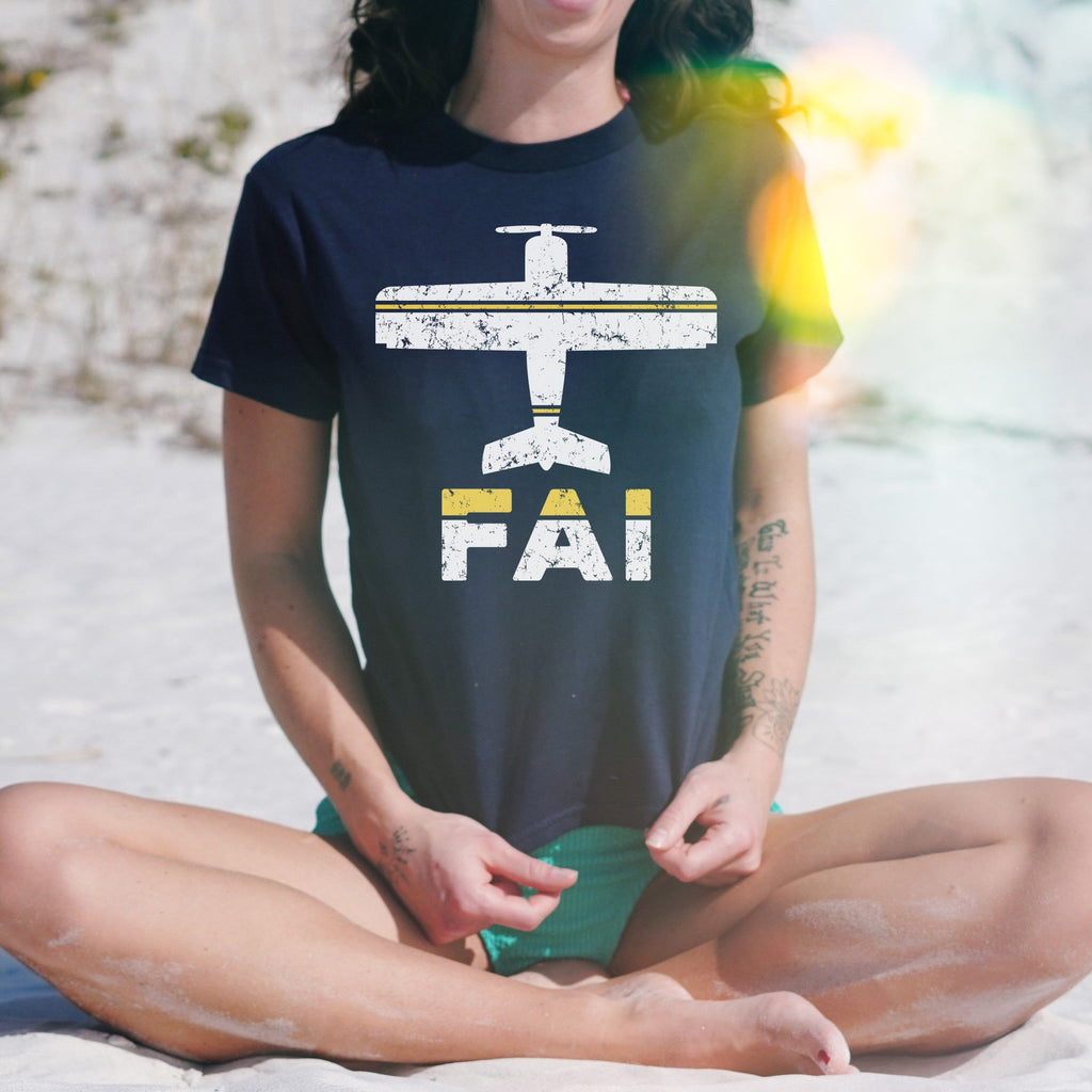 Fairbanks FAI Airport Women's Baby Tee