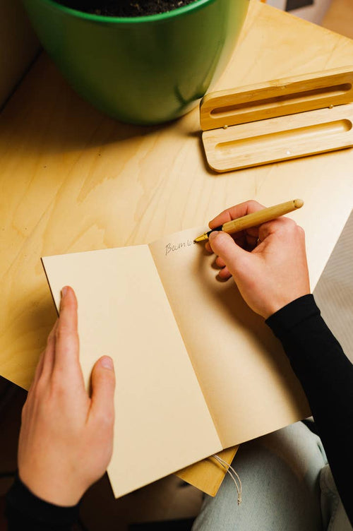 Bamboo Switch - Bamboo Pen Case Set | Stationary Gift Bestseller