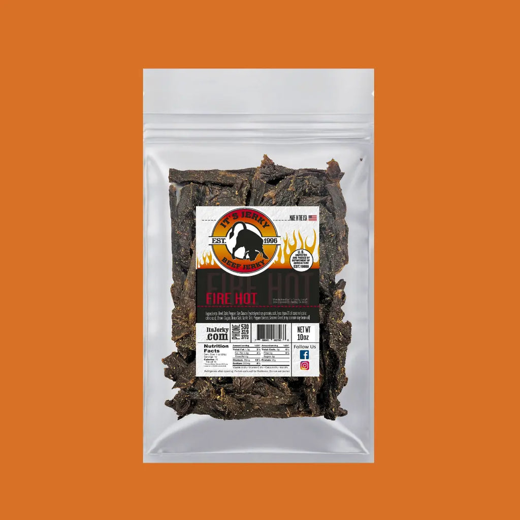 Fire Hot Beef Jerky 10oz