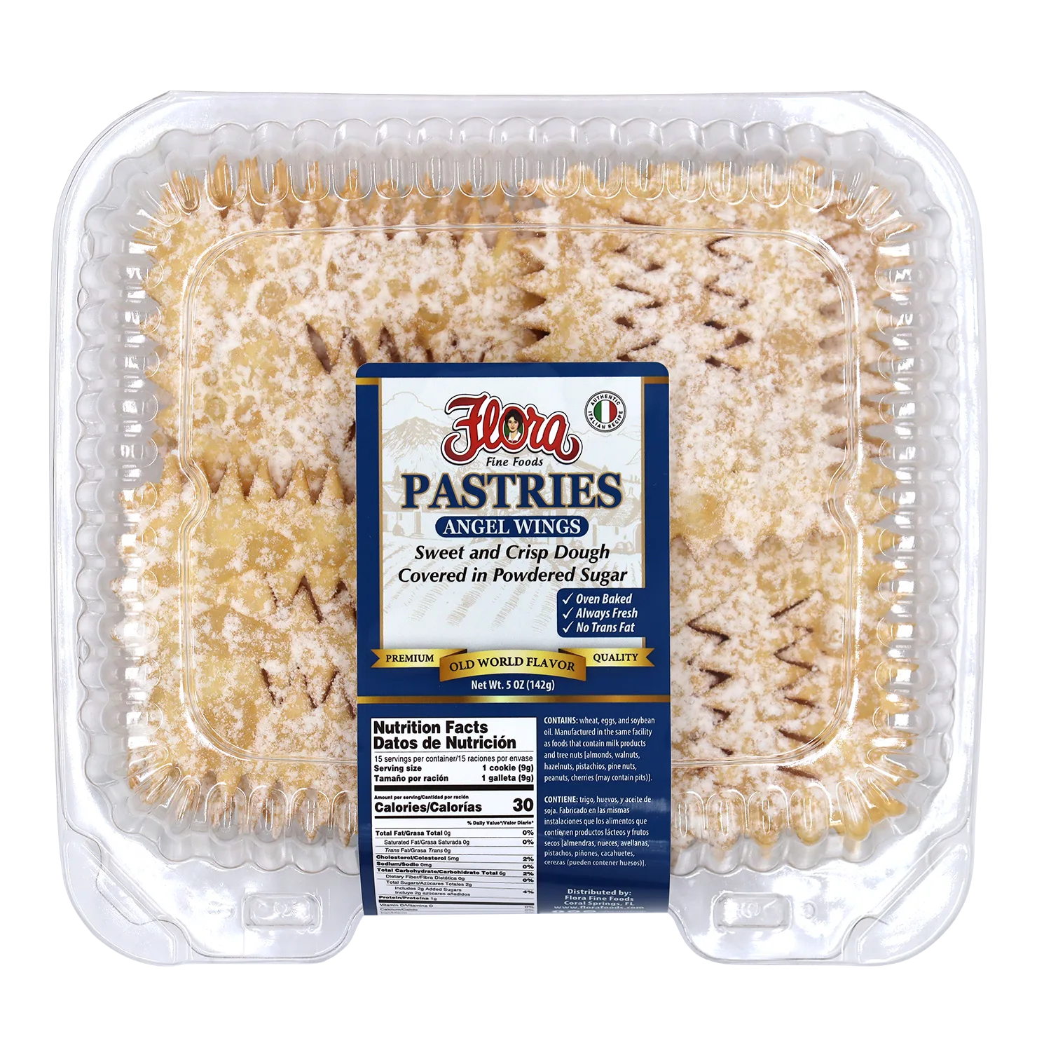 Angel Wings Pastries - Powdered Sugar - 8 oz