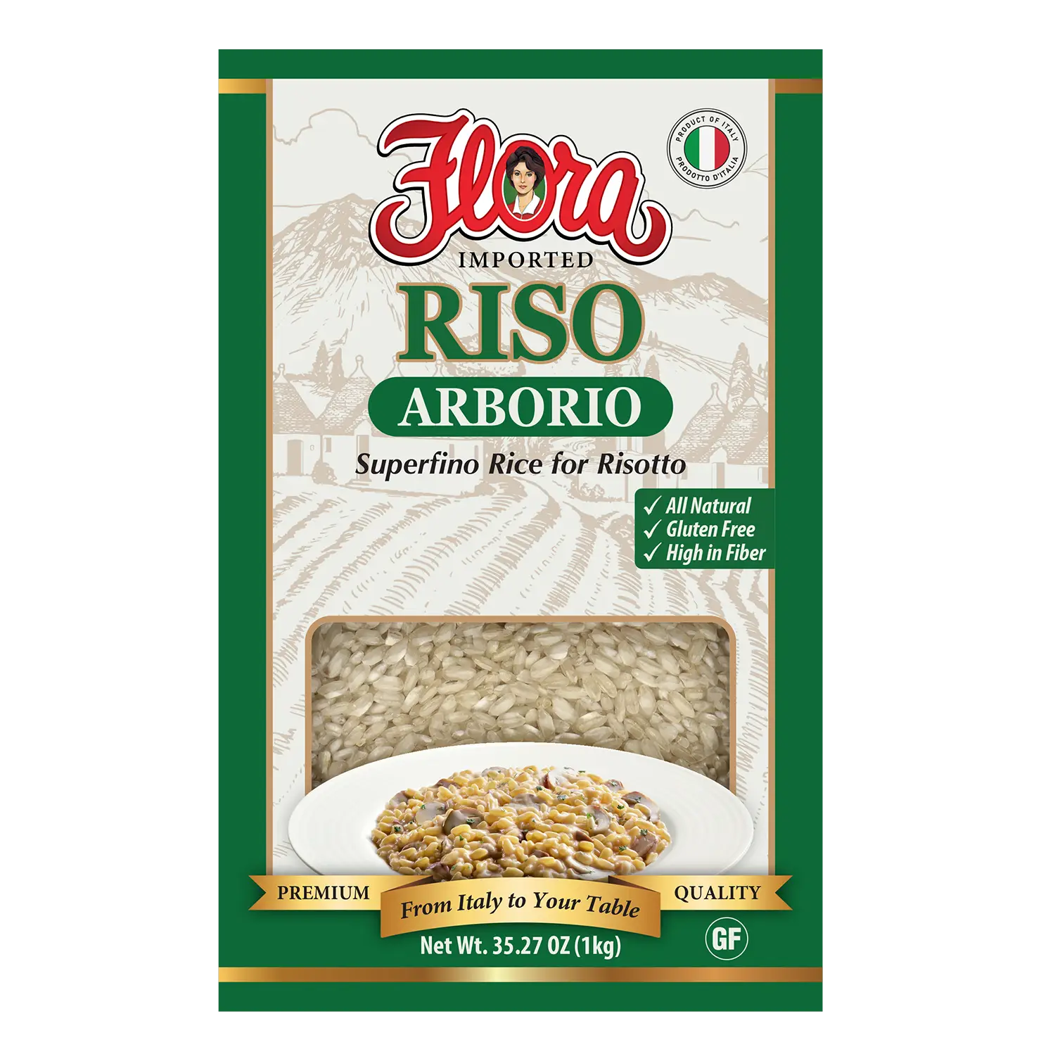 Arborio Rice - Italian Rice for Risotto - 35.27 oz