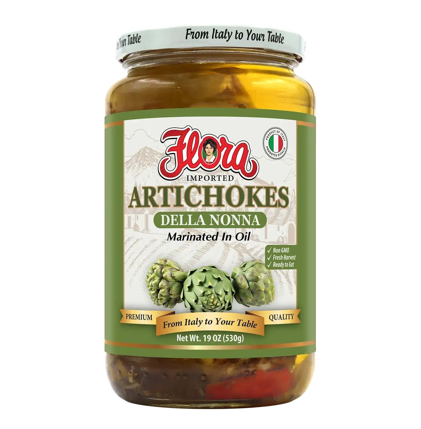 Artichokes Della Nonna - Marinated In Oil - 19 oz