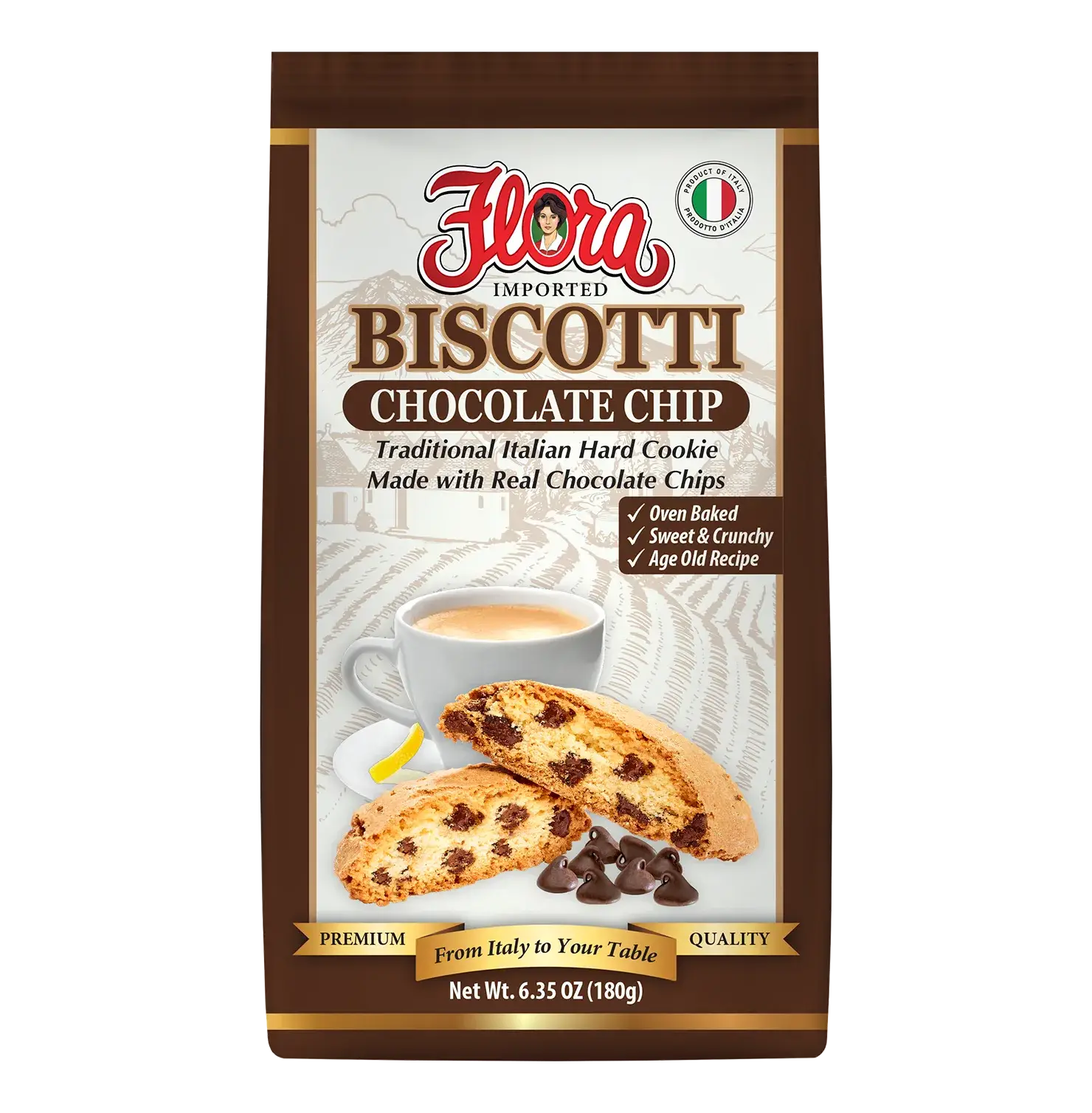 Biscotti - Chocolate Chip - 6.35 oz