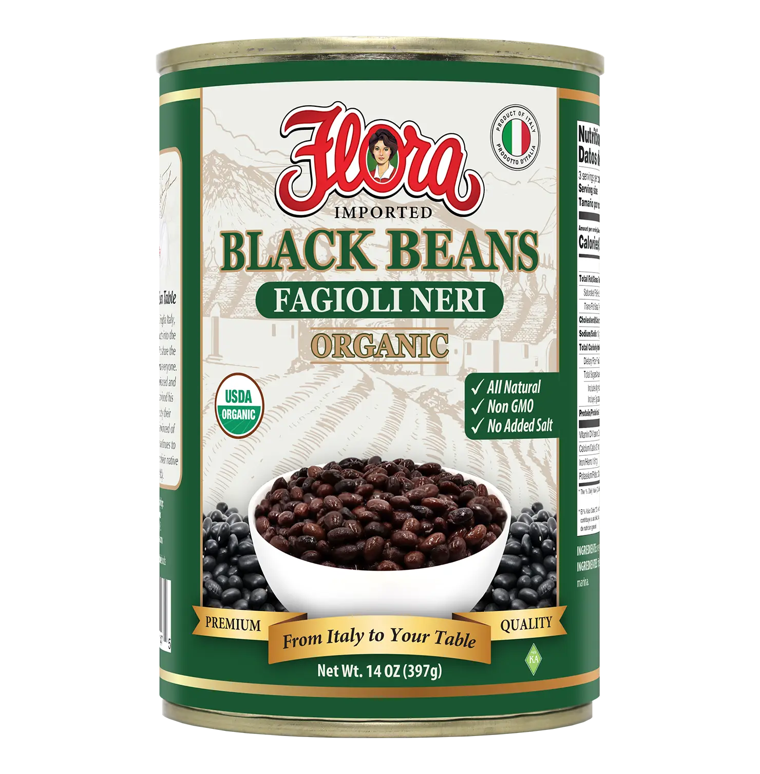 Black Beans - Organic - 14 oz