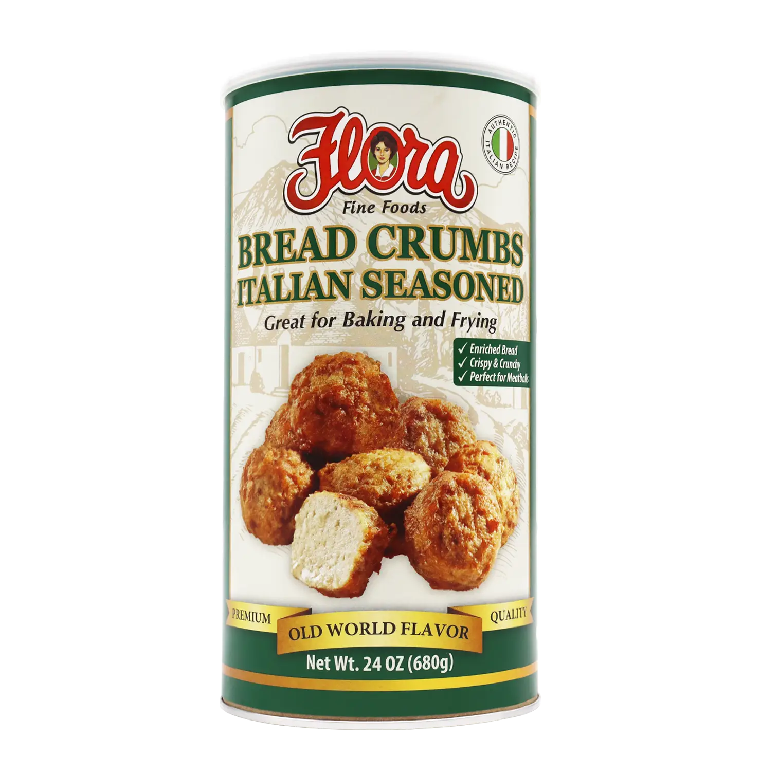 Bread Crumbs - Italian Seasoned - 24 oz
