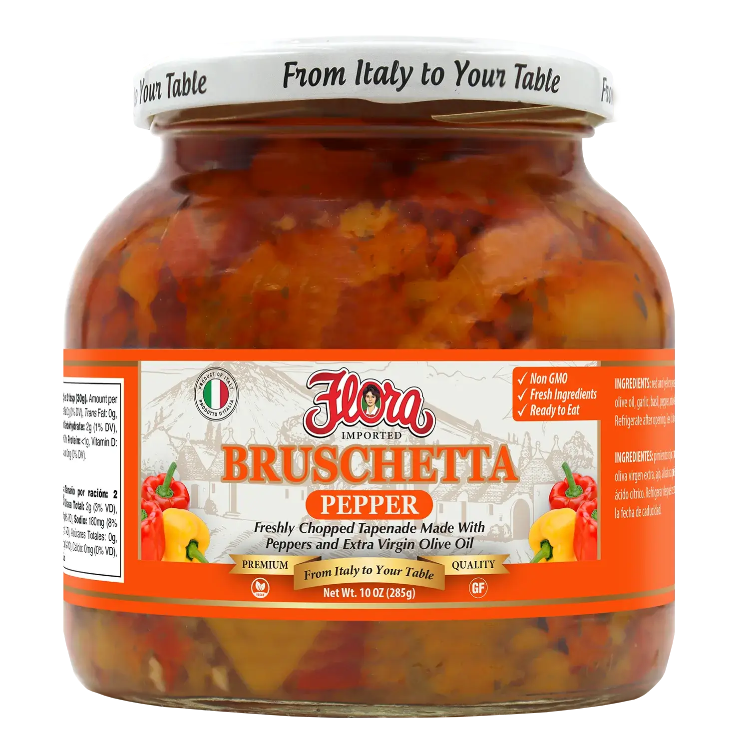 Bruschetta - Pepper Tapenade - 10 oz