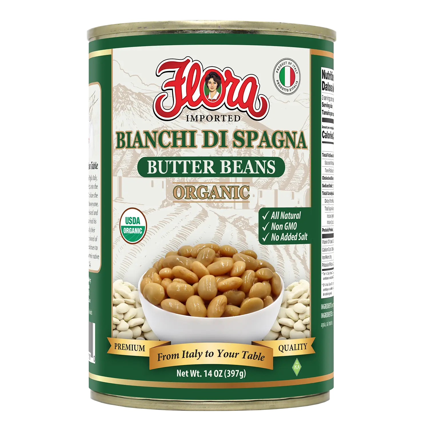Butter Beans - Organic - 14 oz