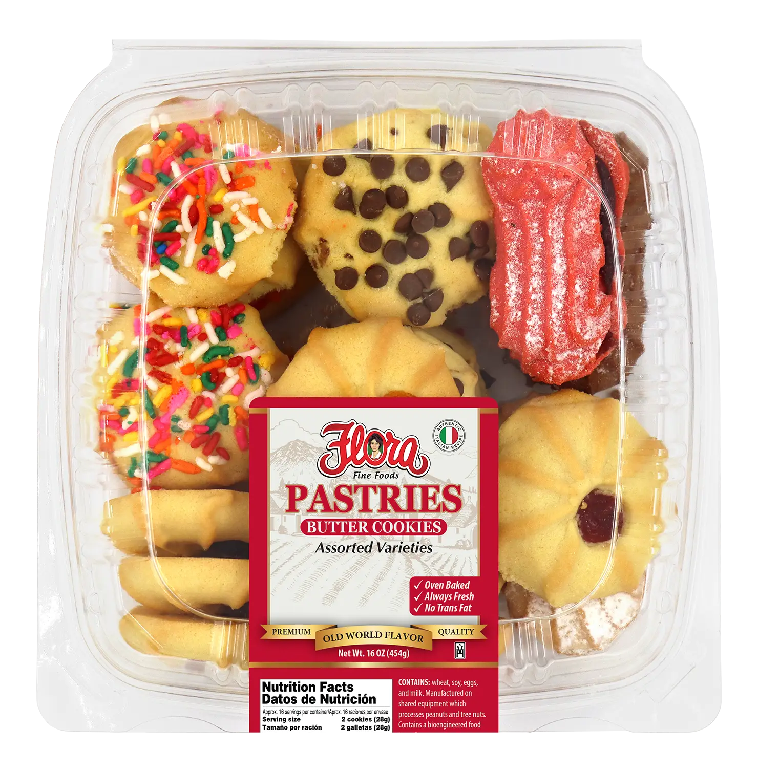 Butter Cookies - Assorted Varieties - 16 oz