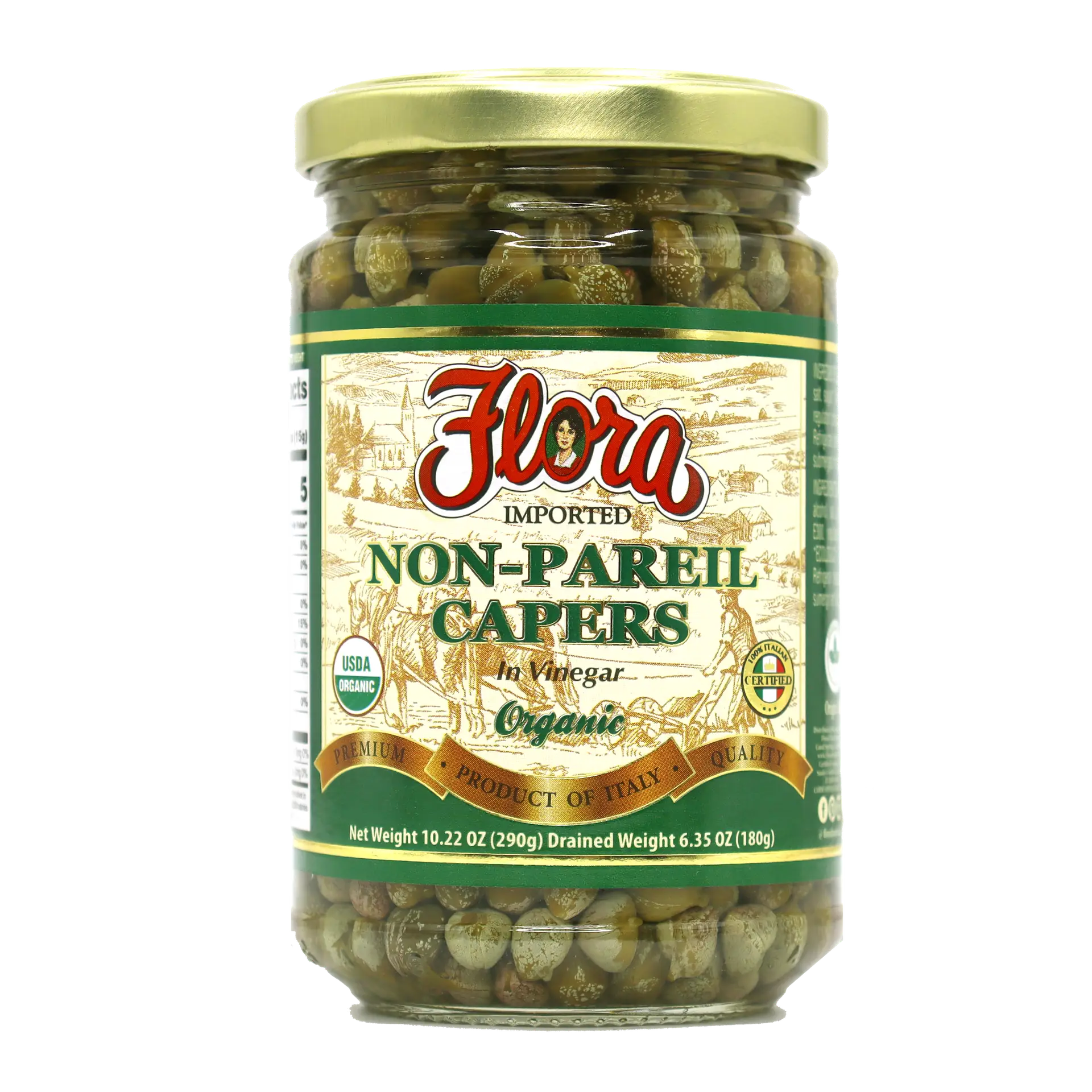 Capers - Non-Pareil Organic In Vinegar - 10.22 oz