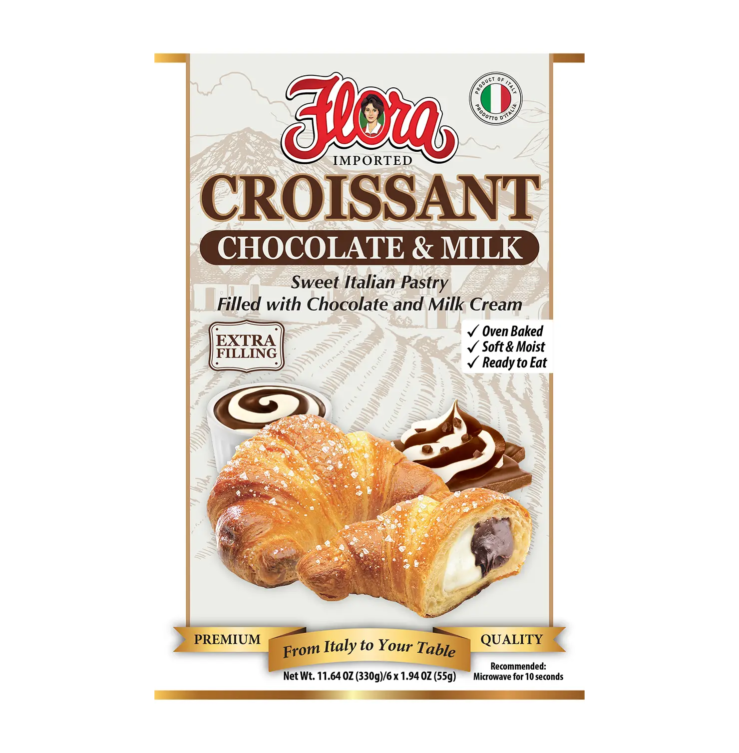 Croissants - Chocolate & Milk - 11.64 oz