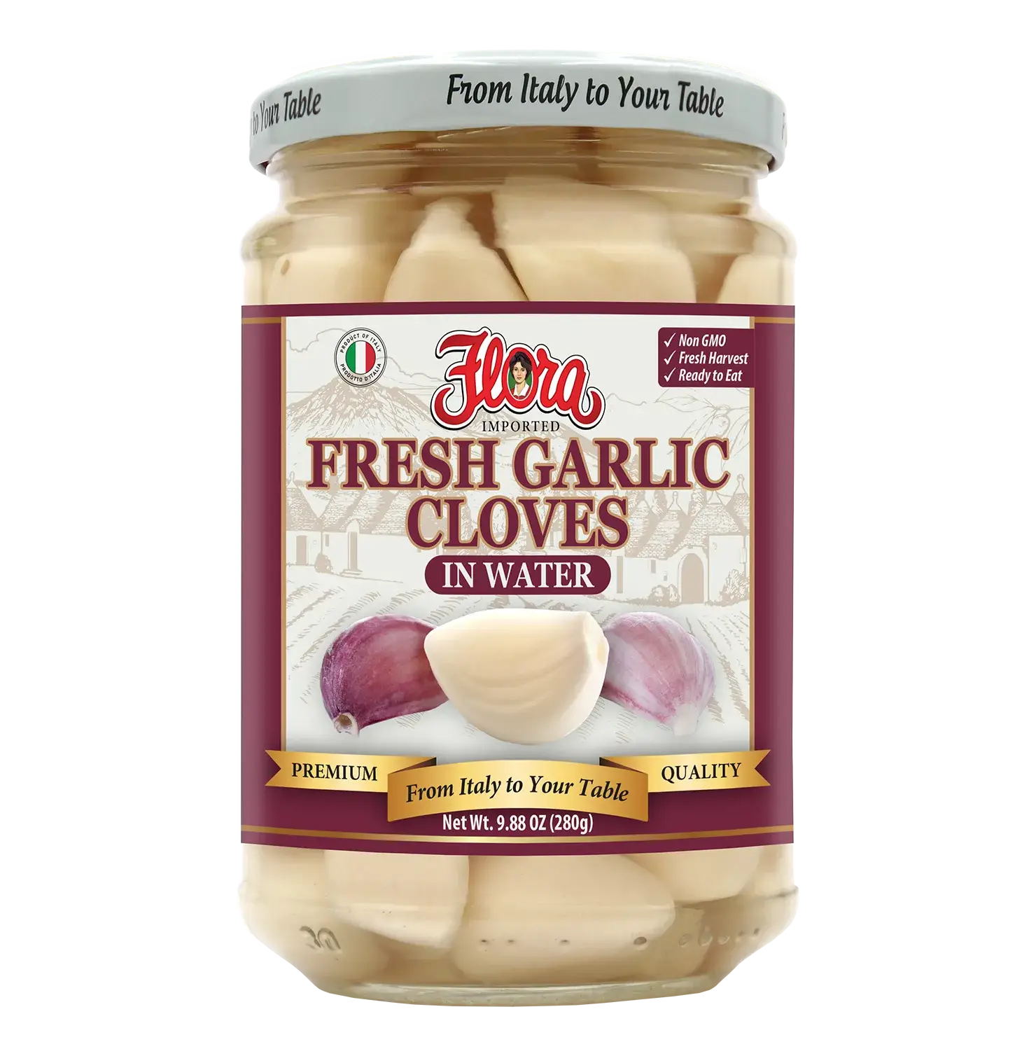 Fresh Garlic Cloves - In Water - 9.88 oz
