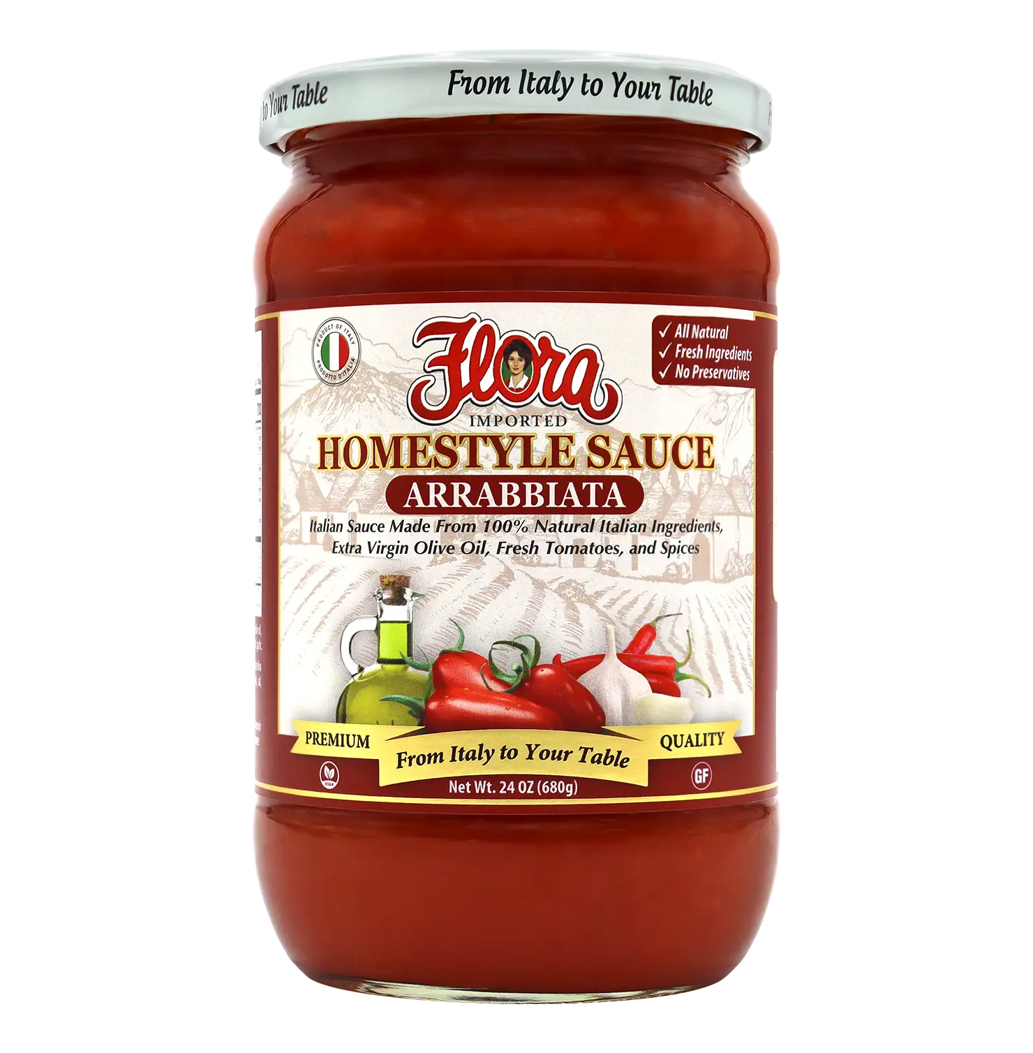Homestyle Arrabbiata Sauce - 24 oz