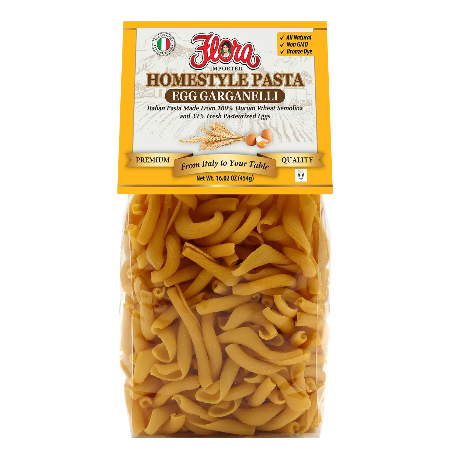 Homestyle Egg Garganelli Pasta - 16.02 oz