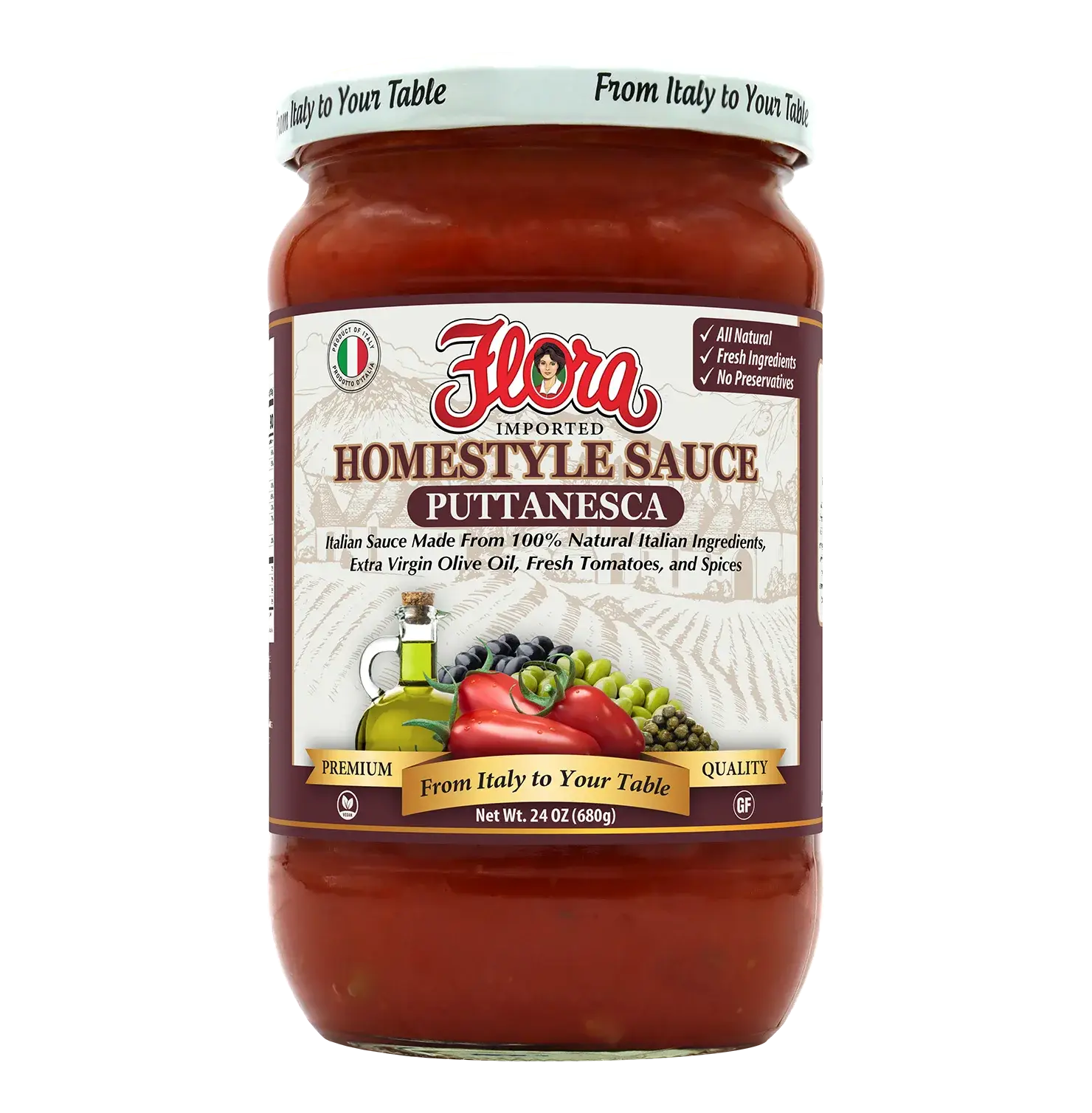 Homestyle Puttanesca Sauce - 24 oz