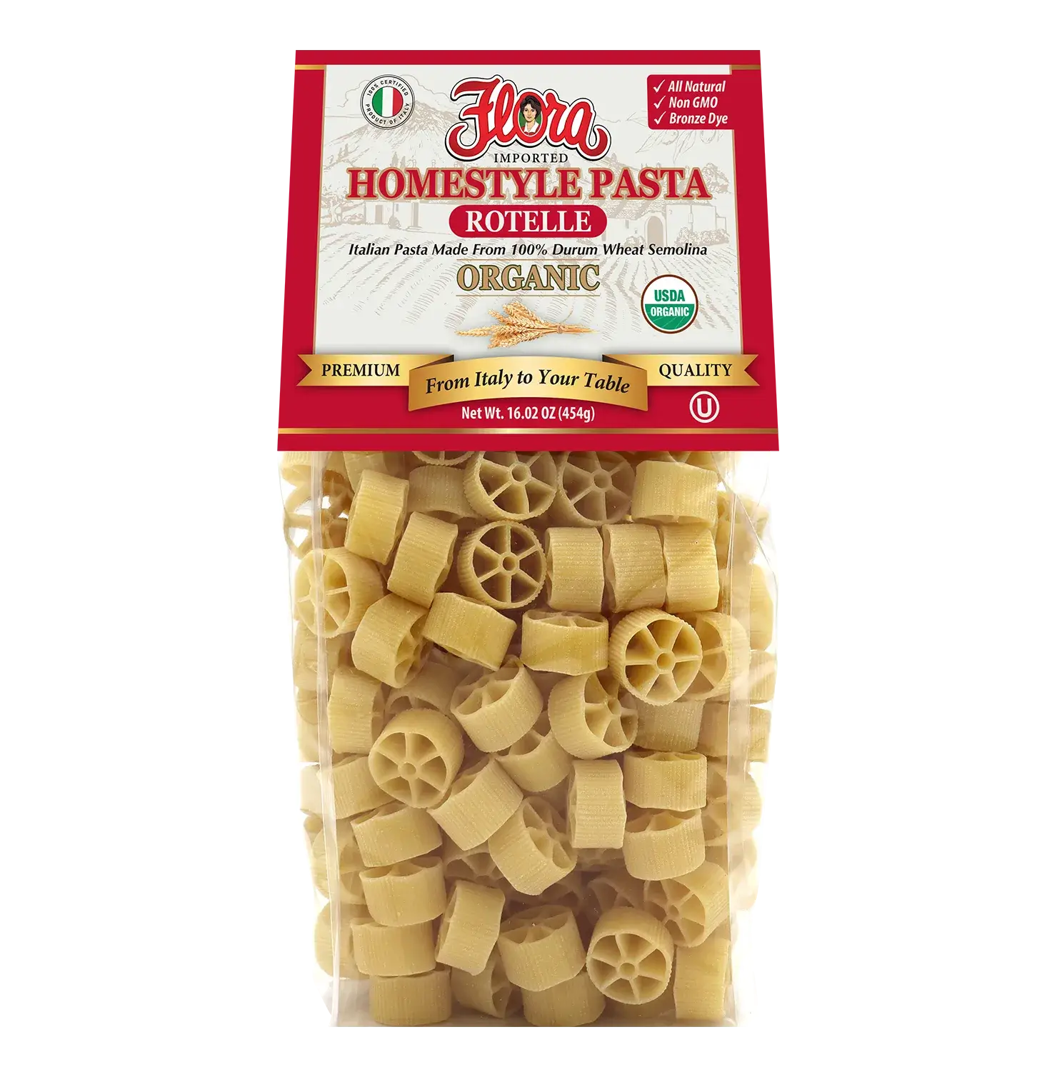 Homestyle Rotelle Pasta - Organic - 16.02 oz