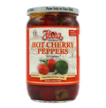 Hot Cherry Peppers - In Vinegar - 24 oz