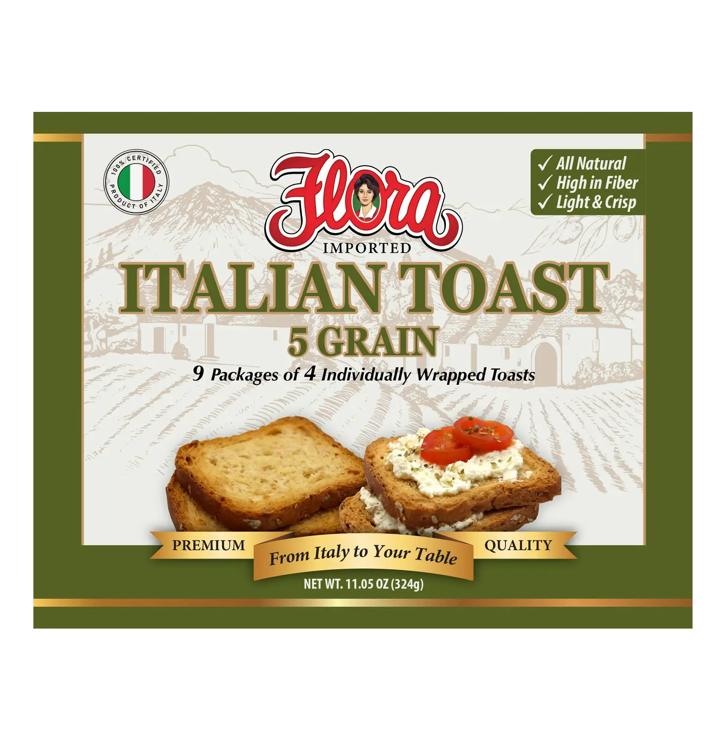 Italian Toast - 5 Grain - 11.05 oz