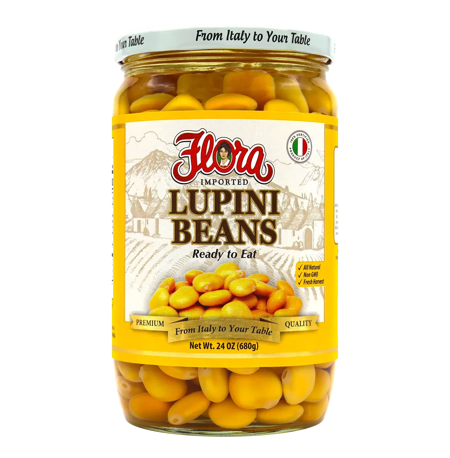 Lupini Beans - Ready to Eat - 24 oz