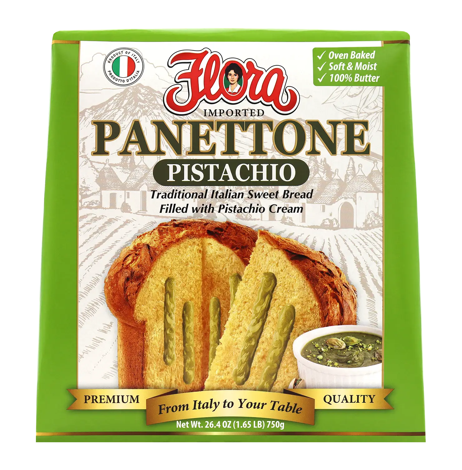 Panettone Pistachio